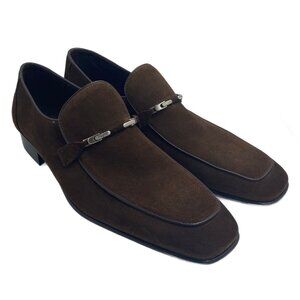 Salvatore Ferragamo Brown Suede Loafers – Mens S9 – Excellent Condition